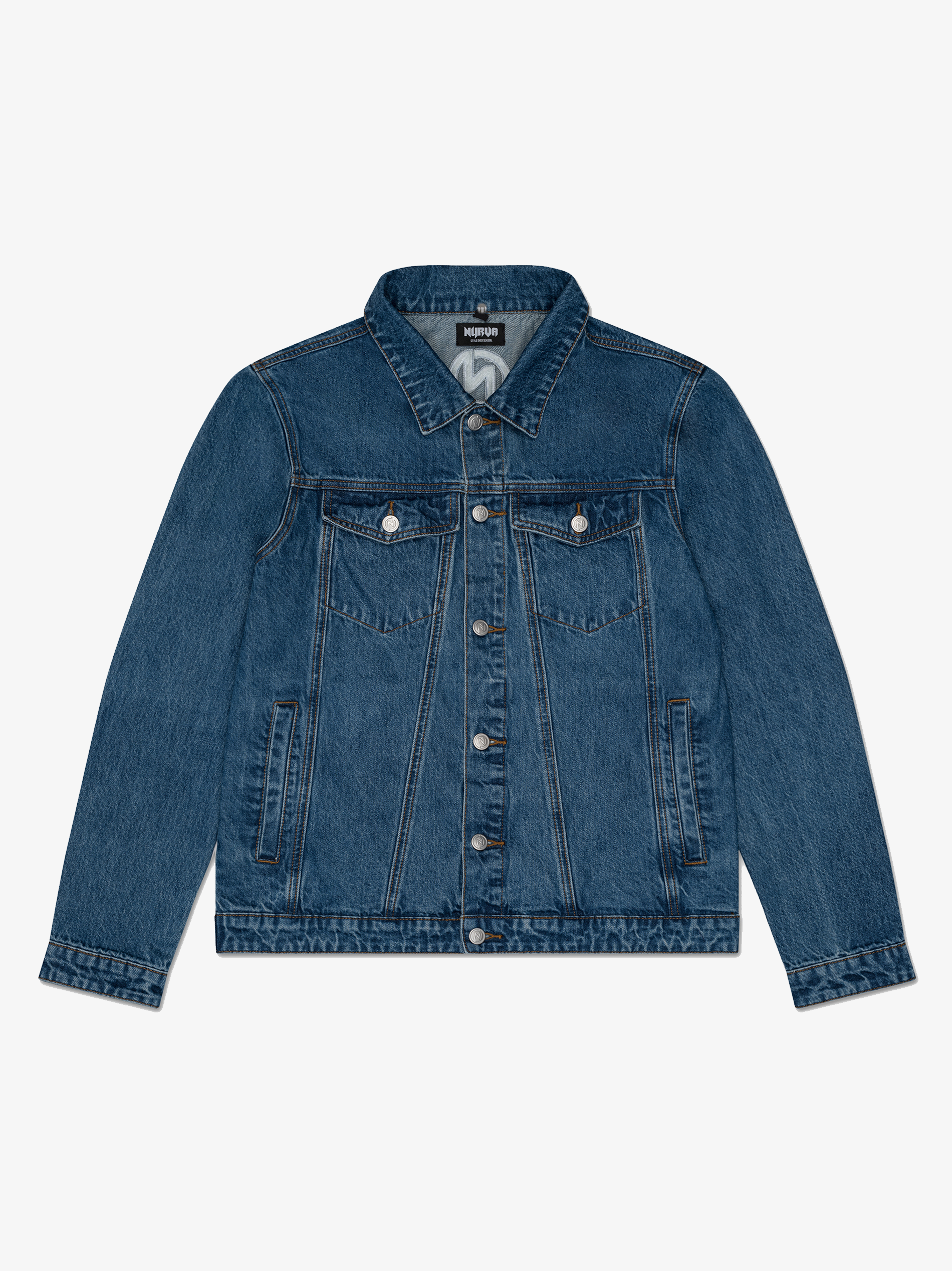 Backzip Layered Denim Jacket – NYRVA