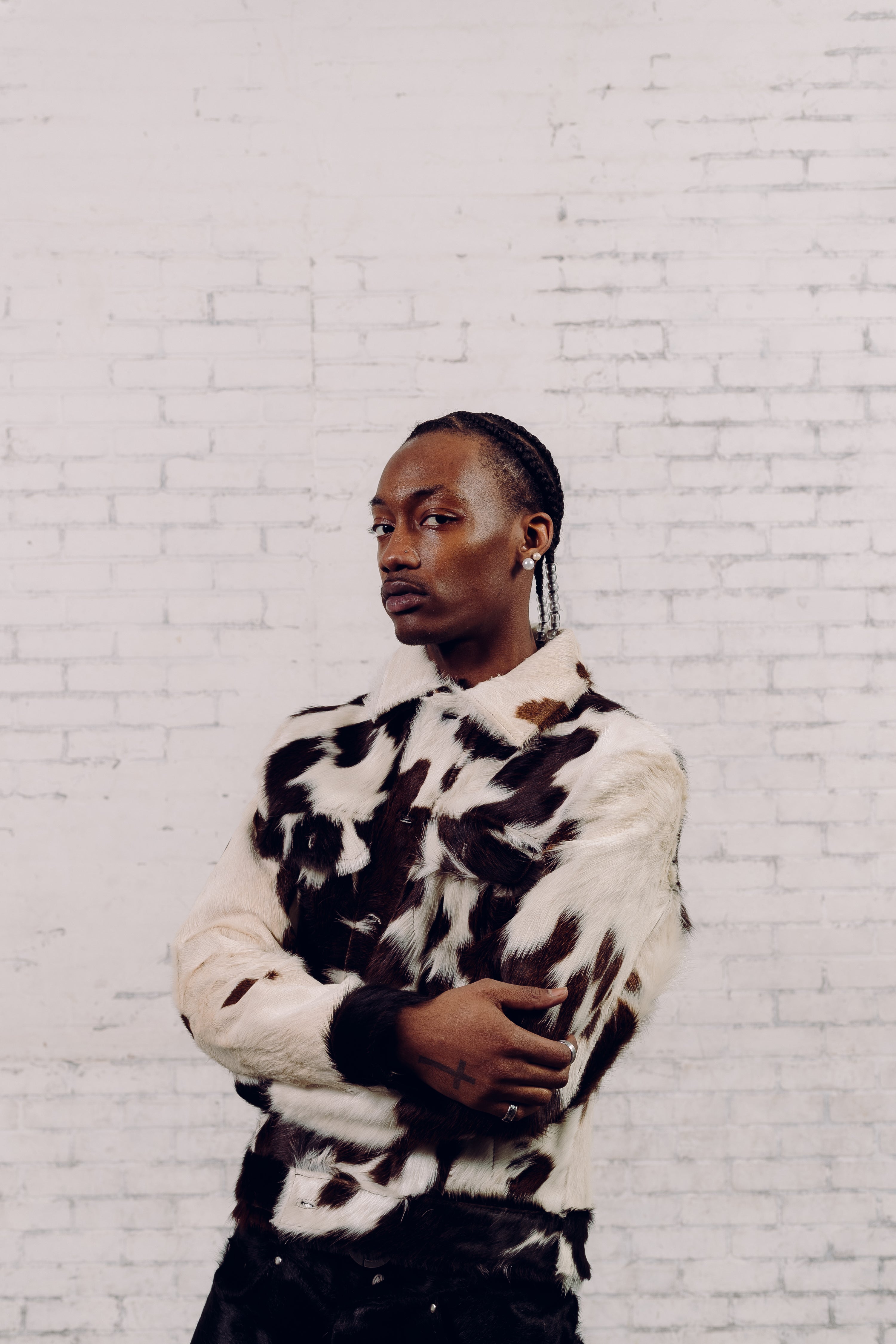 Rawhide Button Up Trucker Brown/White