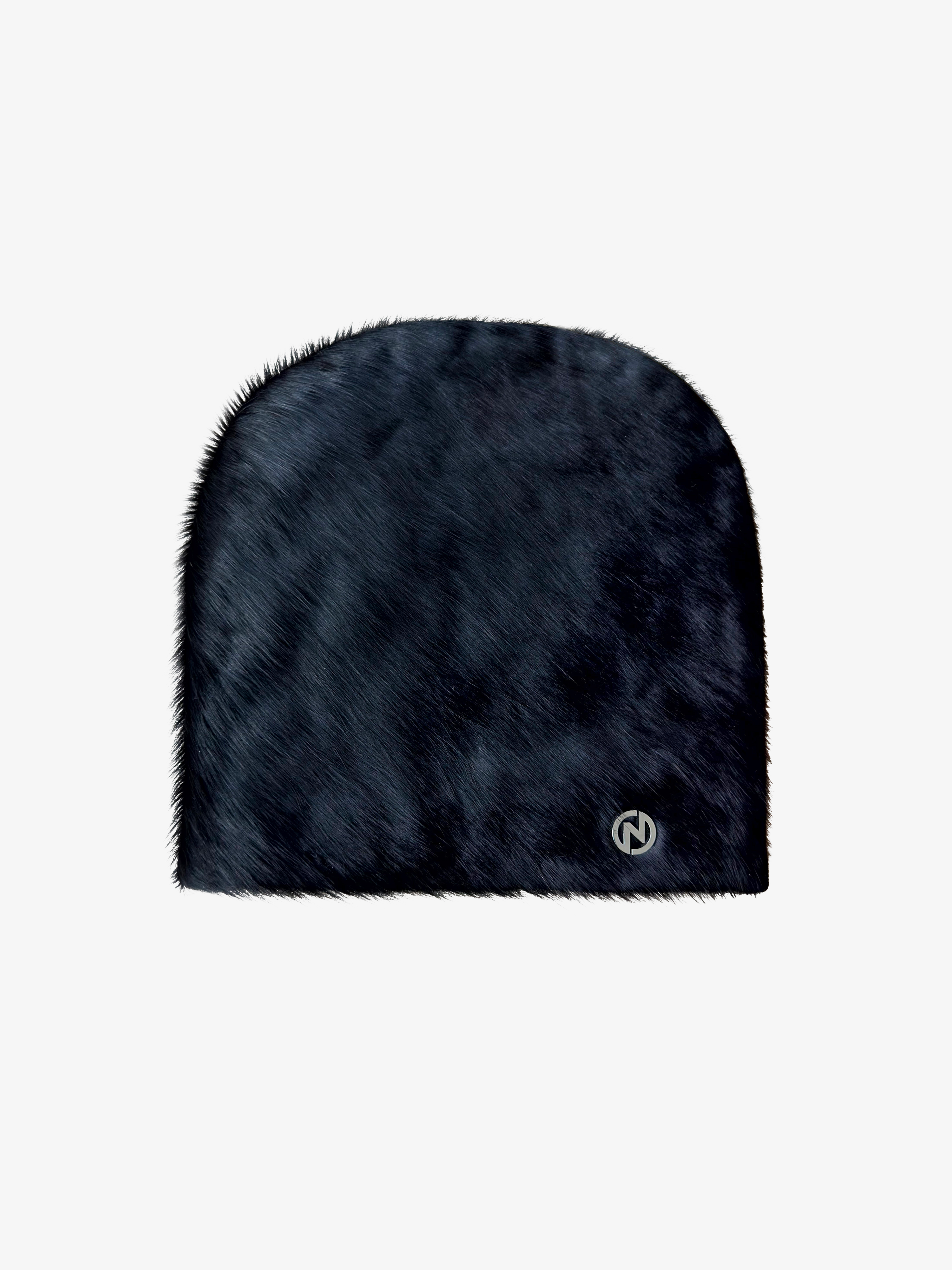 Untitled Cowhide Black Beanie – NYRVA
