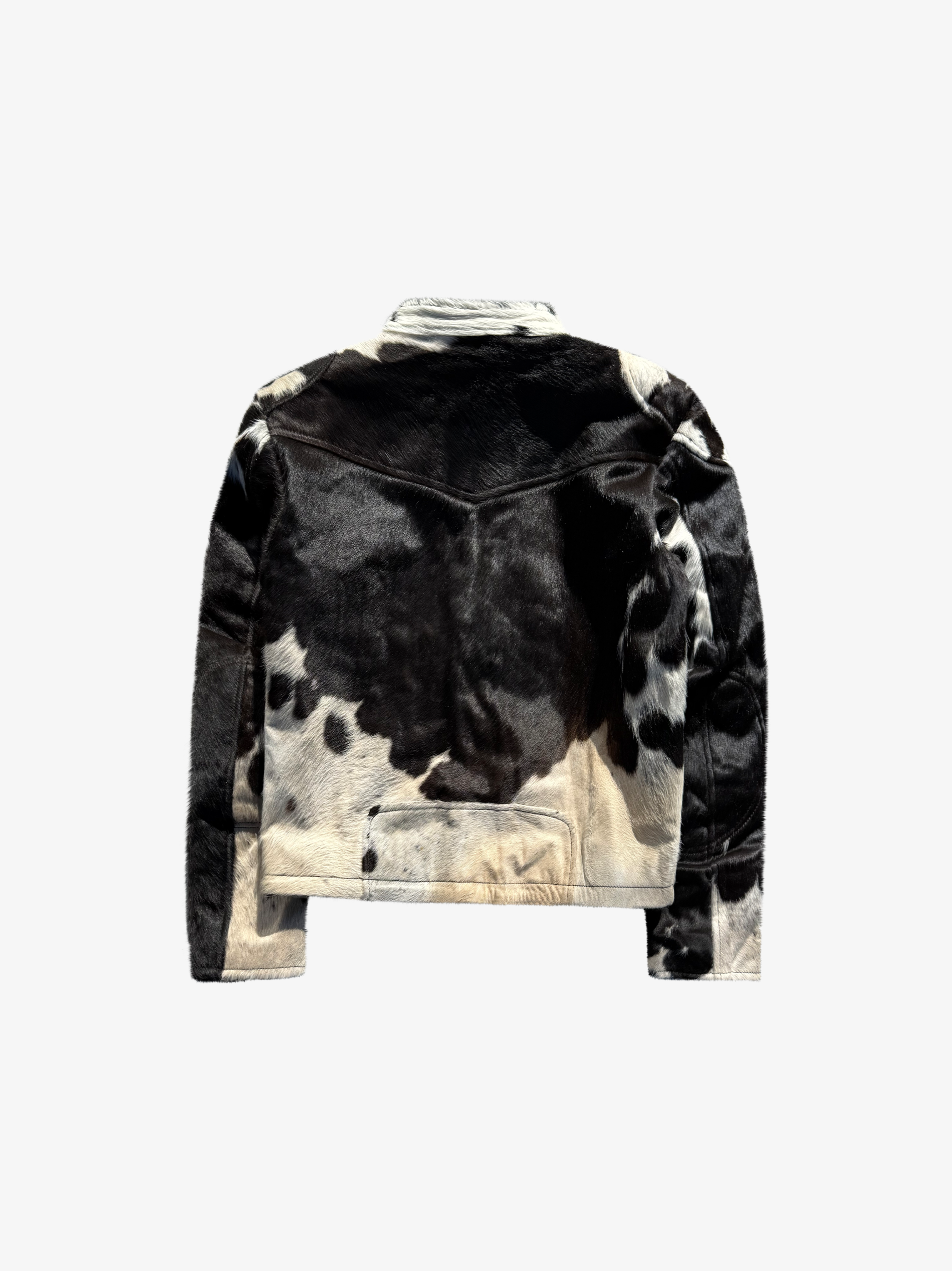 Rawhide Moto Jacket Black/White