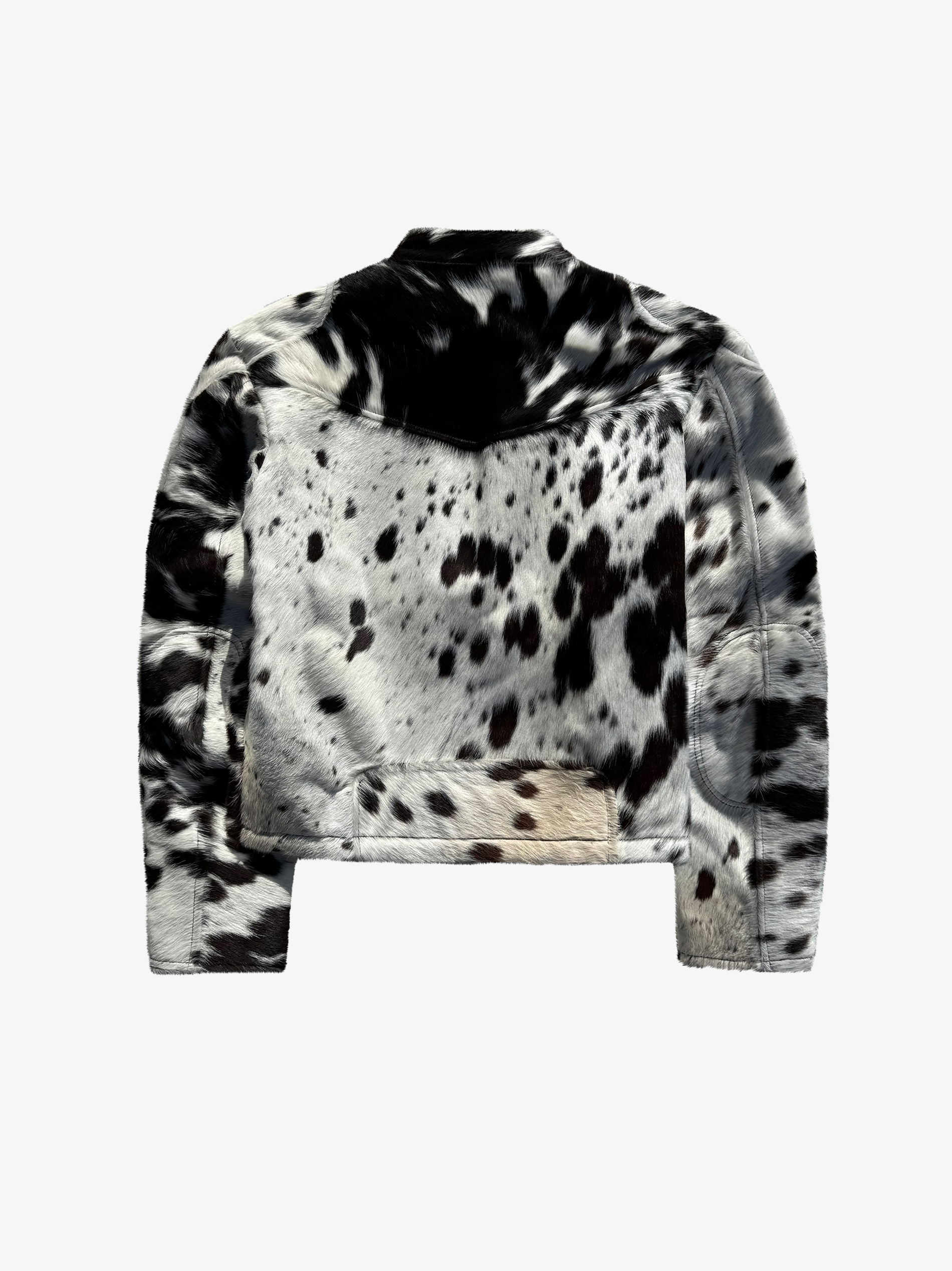 Rawhide Moto Jacket Brown/White