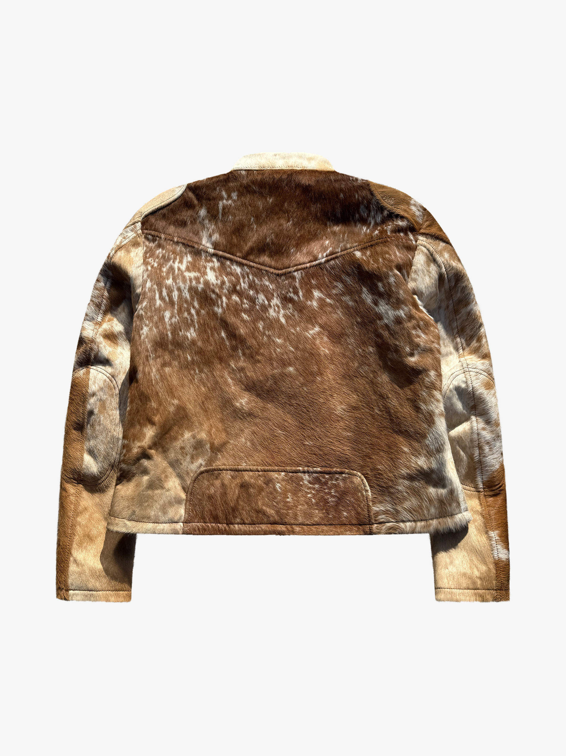 Rawhide Moto Jacket Tan/White