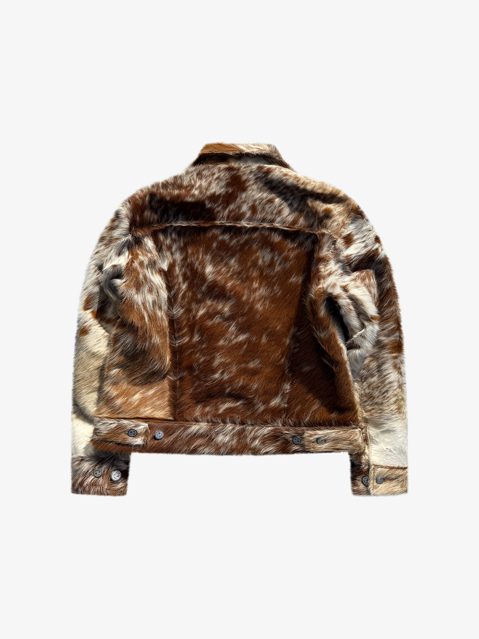 Rawhide Button Up Trucker Tan/White