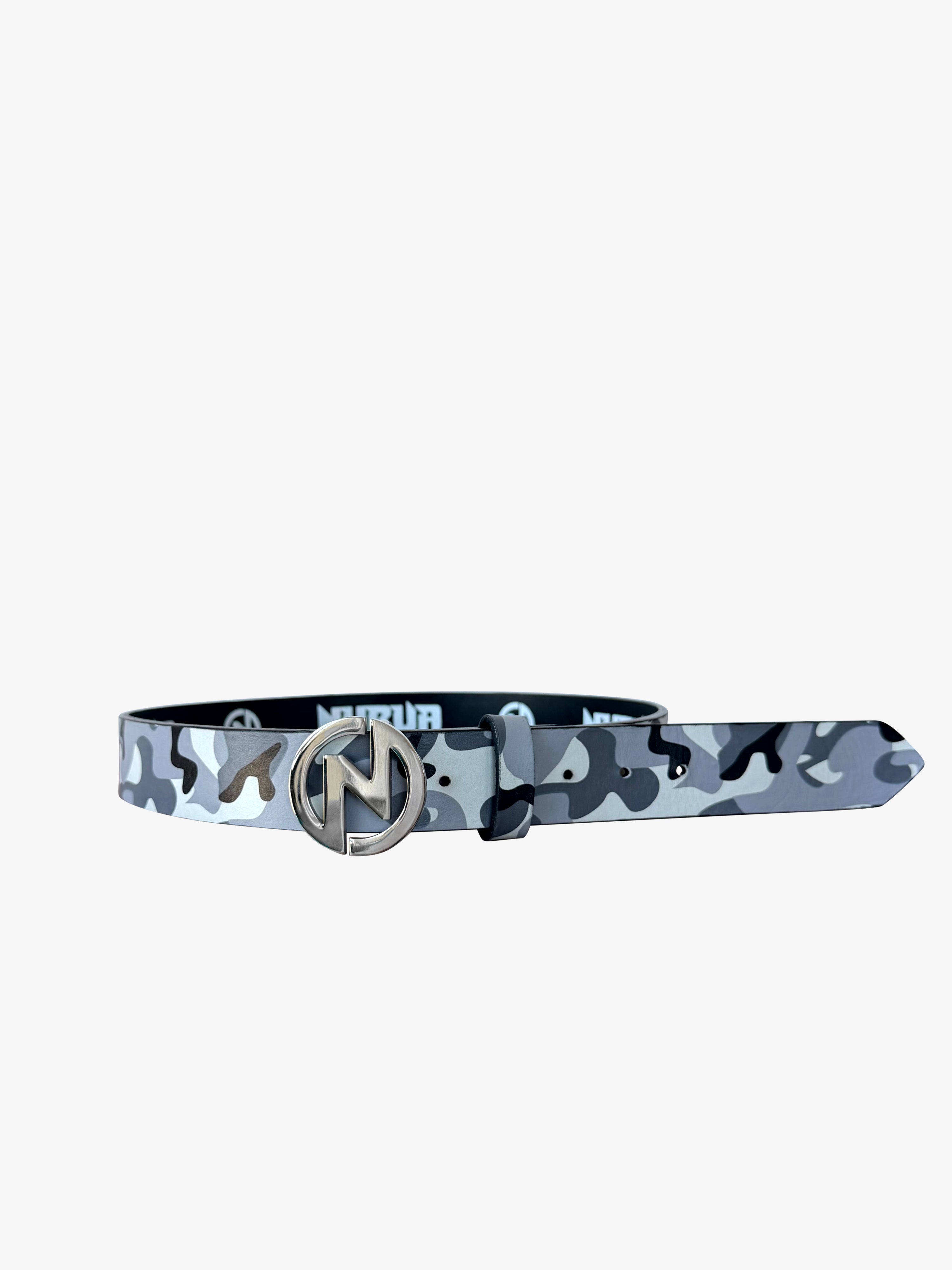 Snow Camo Logo Belt