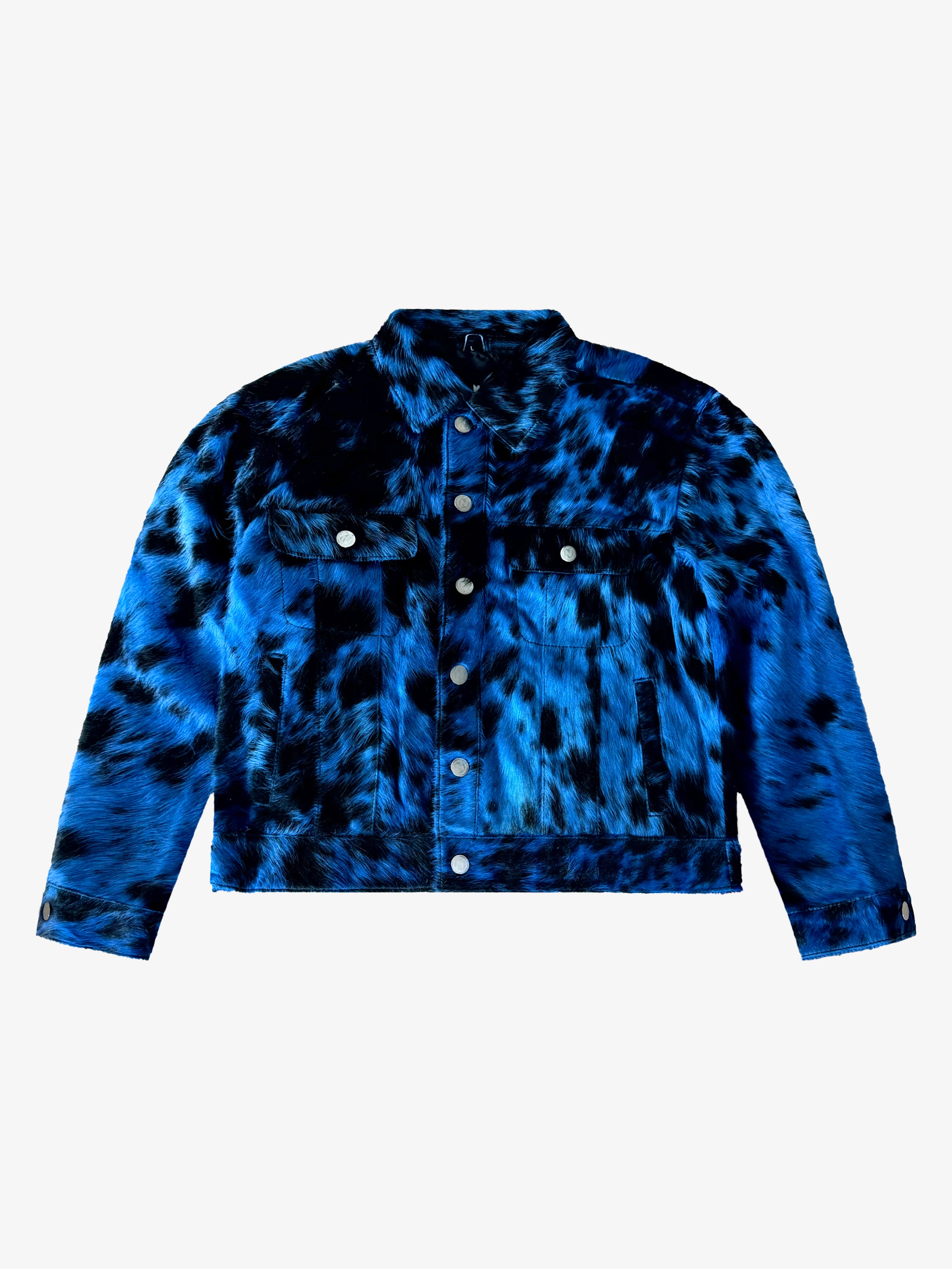 Rawhide Button Up Trucker Black/Blue