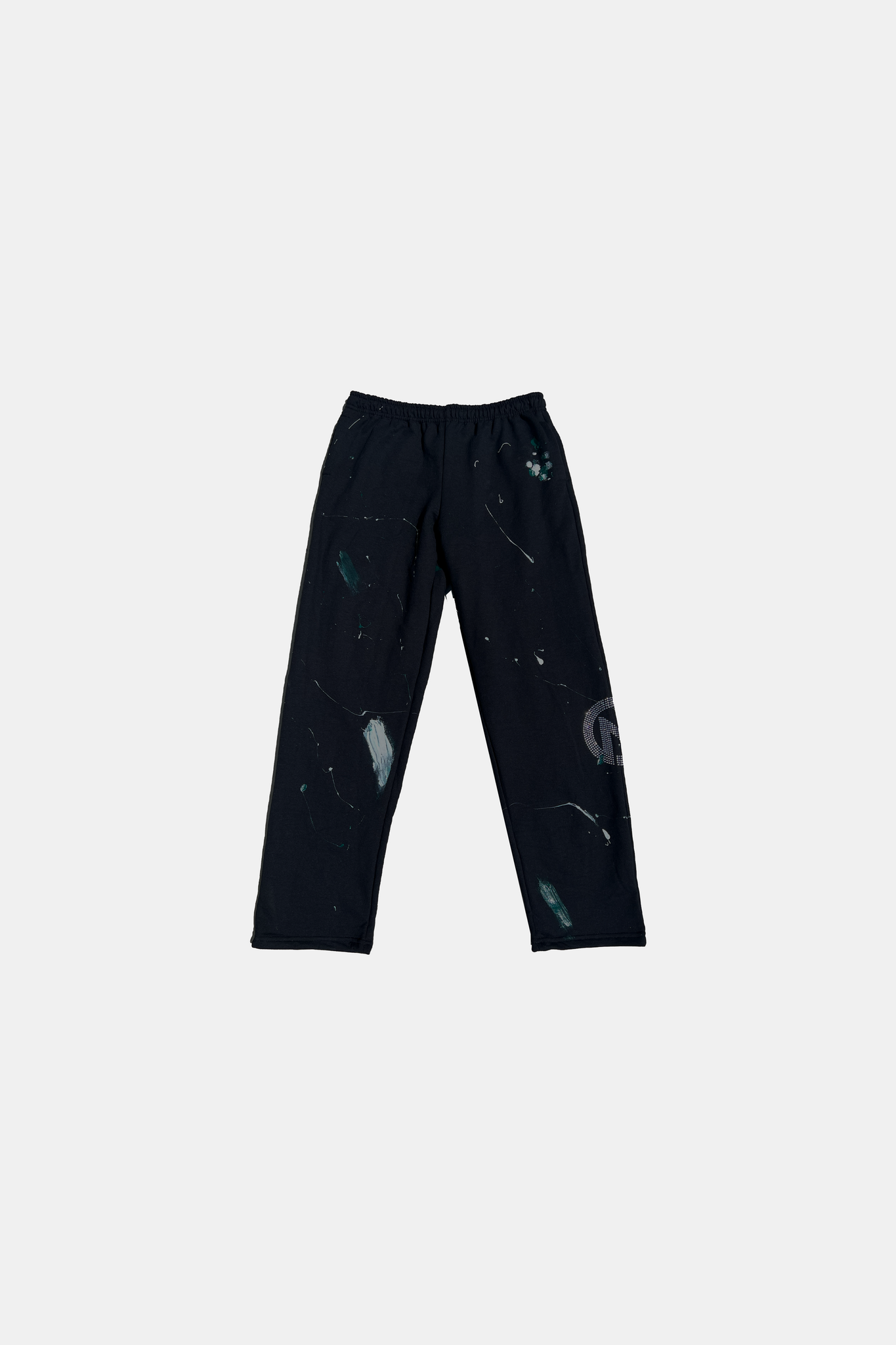 CRYSTAL LOGO SWEATS - BLACK