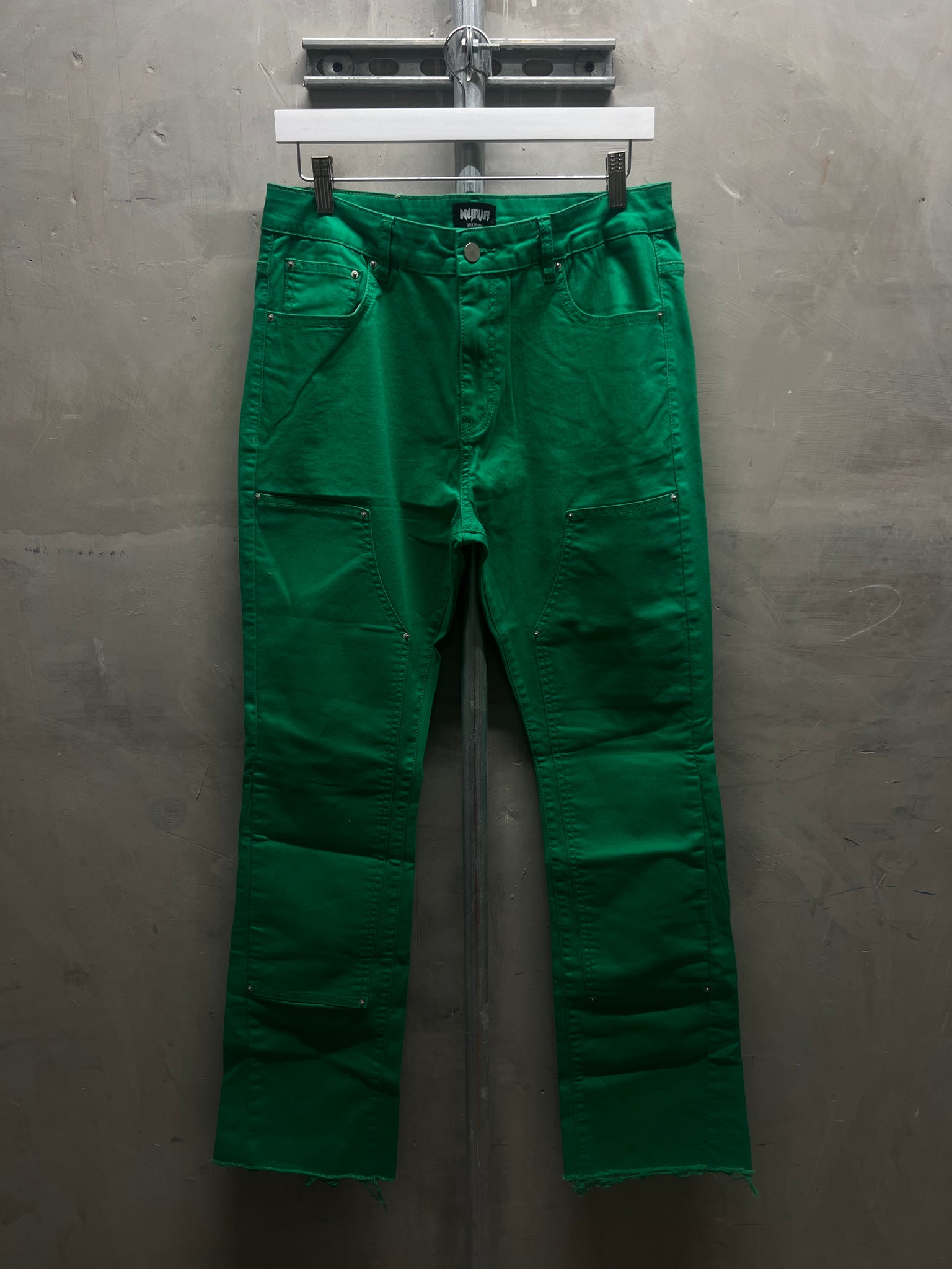 Flared Worker Pants