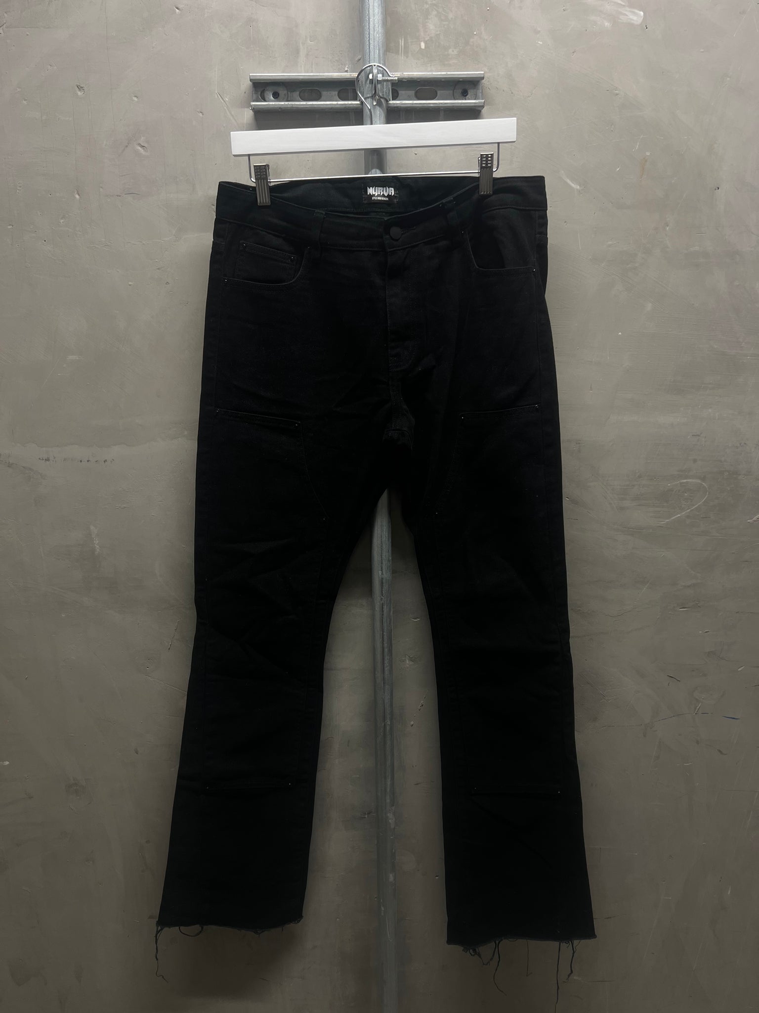 Flared Worker Pants