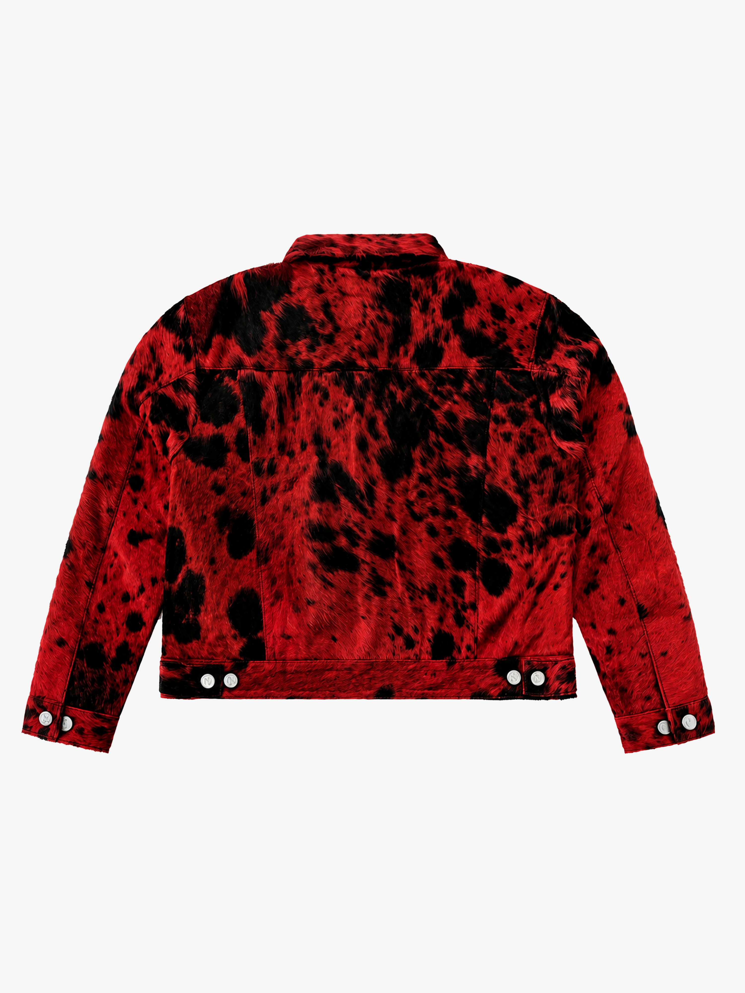 Rawhide Button Up Trucker Black/Red