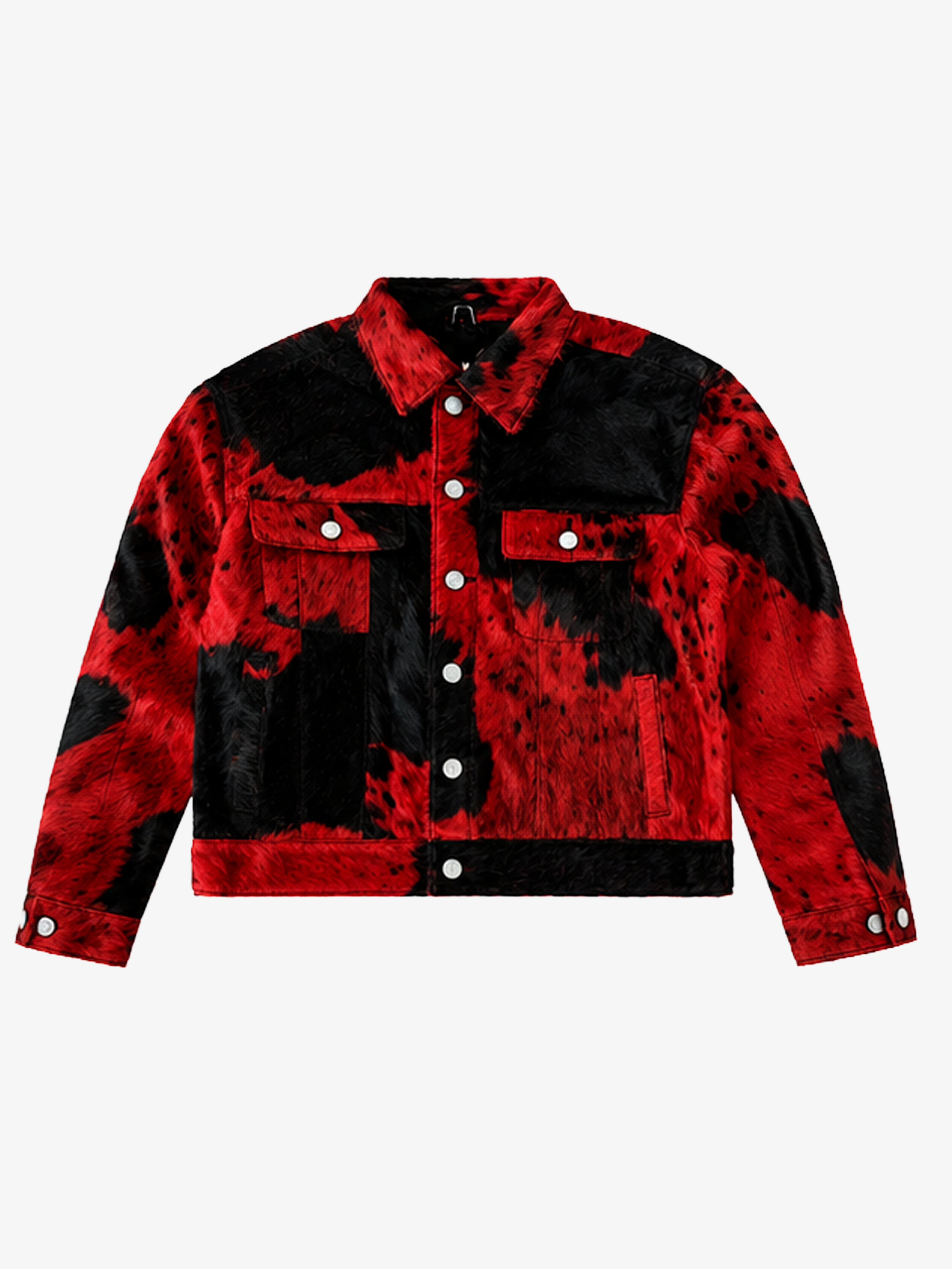 Rawhide Button Up Trucker Black/Red