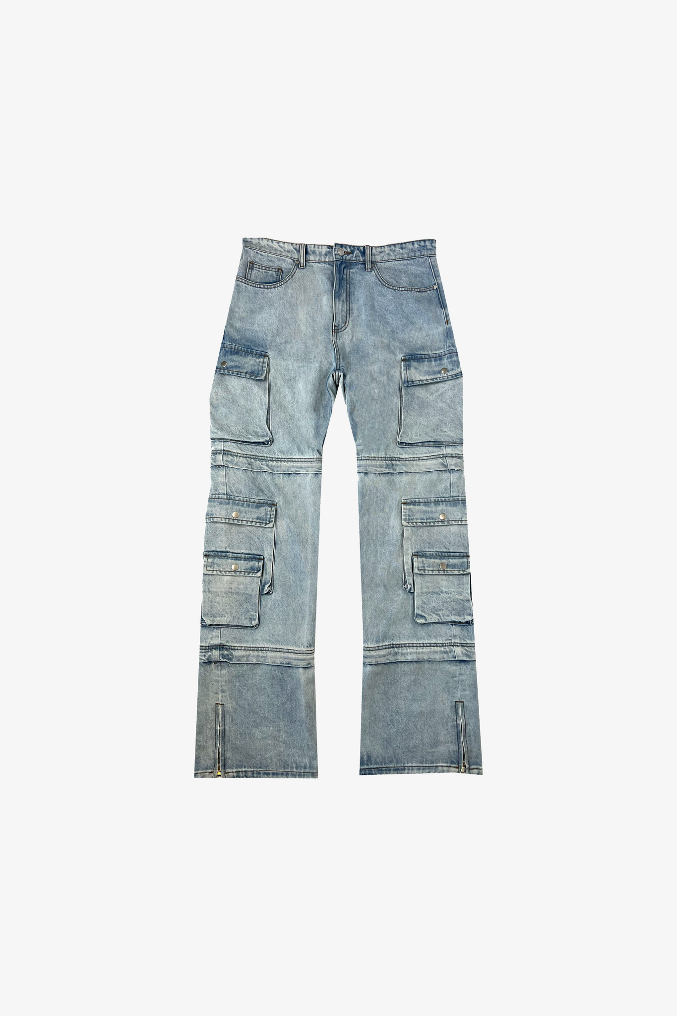 3 WAY DENIM CARGO PANT (FITTED)